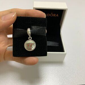 Pandora Virginia Tech University Dangle Charm Virginia Tech Hokies